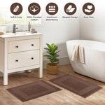 Egyptian Cotton Bath Mat Set of 2 Greek Key Infinity Border