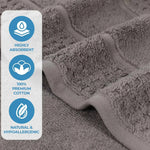 Superior Napa Zero Twist Cotton Waffle Honeycomb 8 Piece Towel Set