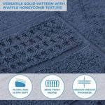 Napa Zero-Twist Cotton Waffle Face Towel Set 12 Piece