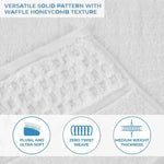 Napa Zero-Twist Cotton Waffle Towel Set 3 Piece