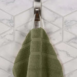 Superior Napa Zero Twist Cotton Solid Waffle Honeycomb Hand Towel Set of 6