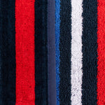 Nautical Stripe Oversized Cotton Beach Towel Set of 2 Piece