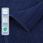 Superior Honeycomb Textured Border Cotton Luxury Bath Sheets, Set of 2