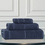Superior Mile Smart Twist Viscose Cotton Blend Solid 3 Piece Towel Set