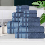 Superior Hays Cotton Medium Weight 12 Piece Bathroom Towel Set
