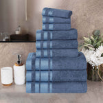 Superior Hays Cotton Medium Weight 9 Piece Assorted Bathroom Towel Set