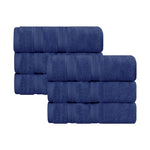 Superior Smart Dry Zero Twist Cotton Medium Weight Hand Towels, Set of 6
