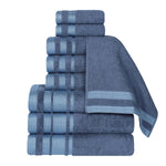 Superior Hays Cotton Medium Weight 9 Piece Assorted Bathroom Towel Set