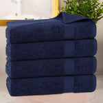 4 Piece Cotton Bath Towel Set Highly Absorbent Quick Dry Eco Friendly
