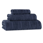 Mika Smart Twist Viscose Cotton Blend Textured Ribbed 3 Piece Set