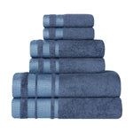 Superior Hays Cotton Medium Weight 6 Piece Assorted Bathroom Towel Set