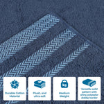 Superior Hays Cotton Medium Weight 12 Piece Bathroom Towel Set