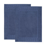 Superior Leo Cotton Modern Absorbent Heavy Washable Bath Mat Set of 2