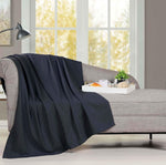 Superior Milan Cotton Textured Striped Lightweight Woven Blanket