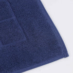 Superior Nora Cotton Thick Solid Checkered Washable Bath Mat Set of 2