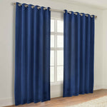 Blackout Window Curtains Classic Modern Room Darkening Set of 2