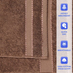 2 Piece Cotton Plush Bath Towel Set Giza