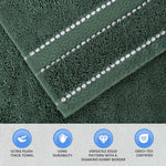 2 Piece Cotton Plush Bath Towel Set Giza