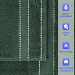 2 Piece Cotton Plush Bath Towel Set Giza