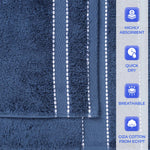 2 Piece Cotton Plush Bath Towel Set Giza