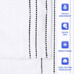 2 Piece Cotton Plush Bath Towel Set Giza