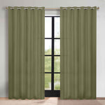 Blackout Window Curtains Classic Modern Room Darkening Set of 2