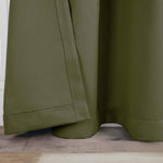 Blackout Window Curtains Solid Room Darkening Back Tab Set of 2