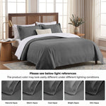 Lightweight Cotton Bedspread Sets 3-Piece Diamond Jacquard Matelassé