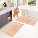 Egyptian Cotton Bath Mat Set of 2 Greek Key Infinity Border