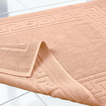 Egyptian Cotton Bath Mat Set of 2 Greek Key Infinity Border