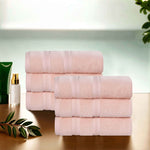 Superior Smart Dry Zero Twist Cotton Medium Weight Hand Towels, Set of 6