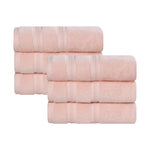 Superior Smart Dry Zero Twist Cotton Medium Weight Hand Towels, Set of 6