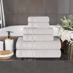 Superior Hays Cotton Medium Weight 6 Piece Assorted Bathroom Towel Set