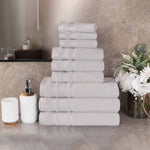 Superior Hays Cotton Medium Weight 9 Piece Assorted Bathroom Towel Set