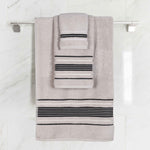 Superior Sadie Zero Twist Cotton Absorbent Solid 3 Piece Towel Set