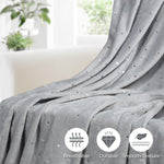 Superior Fleece Plush Medium Weight Fluffy Soft Decorative Blanket