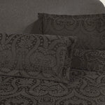 Aspen Jacquard Bedspread Set – 3‐Piece Cotton Blend Floral Bedding