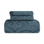 Aspen Jacquard Bedspread Set – 3‐Piece Cotton Blend Floral Bedding