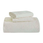 Aspen Jacquard Bedspread Set – 3‐Piece Cotton Blend Floral Bedding