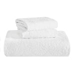 Aspen Jacquard Bedspread Set – 3‐Piece Cotton Blend Floral Bedding