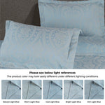 Aspen Jacquard Bedspread Set – 3‐Piece Cotton Blend Floral Bedding