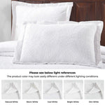 Aspen Jacquard Bedspread Set – 3‐Piece Cotton Blend Floral Bedding