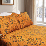100% Cotton Flannel Floral Deep Pocket Sheet Set