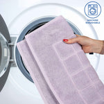 Superior Nora Cotton Thick Solid Checkered Washable Bath Mat Set of 2