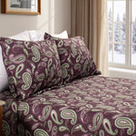 100% Cotton Flannel Floral Deep Pocket Sheet Set