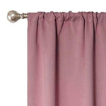 Blackout Window Curtains Solid Room Darkening Washable Set of 2