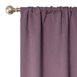 Blackout Window Curtains Solid Room Darkening Washable Set of 2