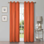 Blackout Window Curtains Solid Room Darkening Washable Set of 2