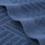 6 Piece Egyptian Cotton Basketweave Towel Set