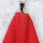 Superior Chevron Zero Twist Solid Jacquard Cotton 12 Piece Towel Set